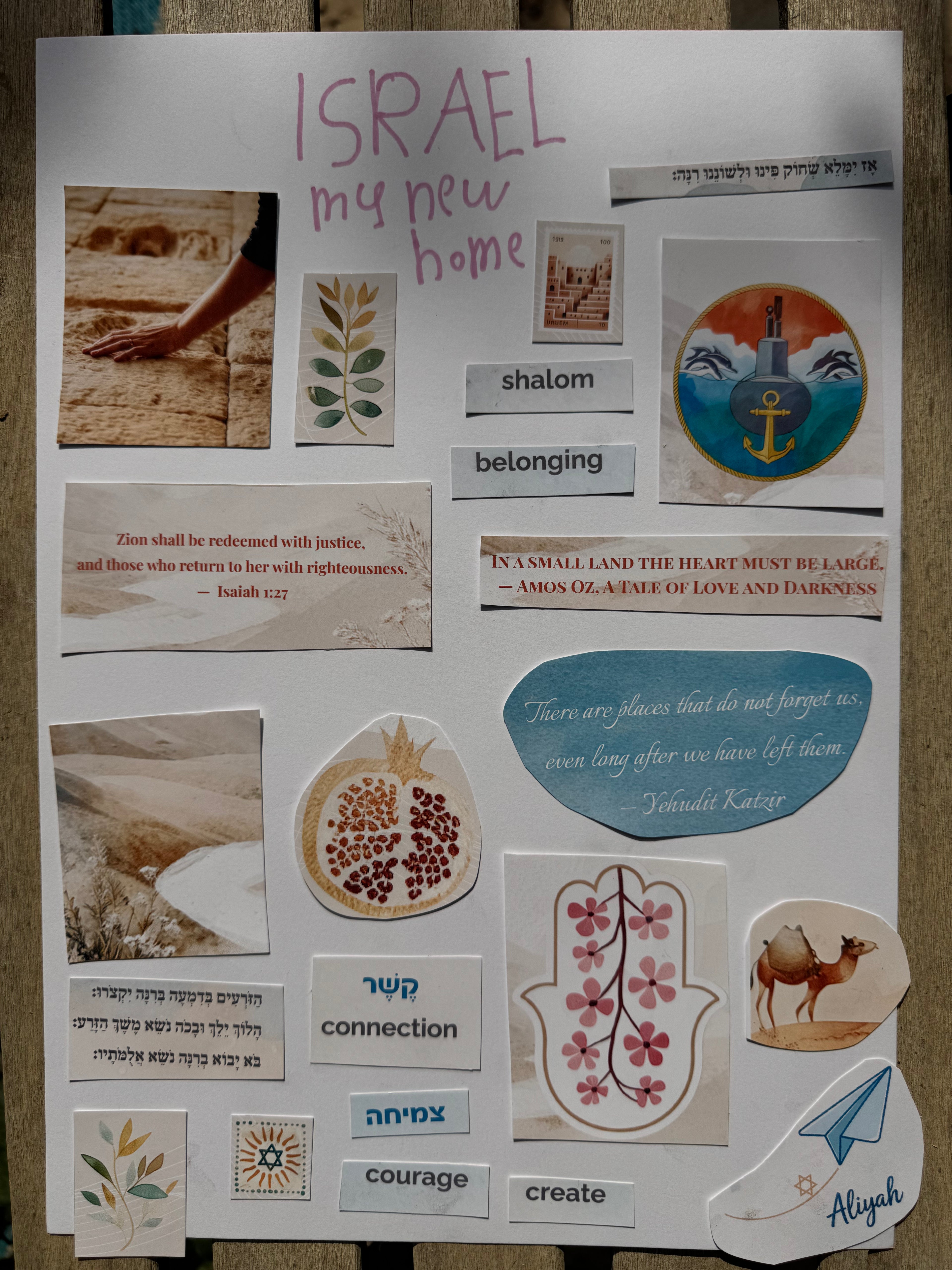 Aliyah Vision Board Kit Print-at-Home Edition
